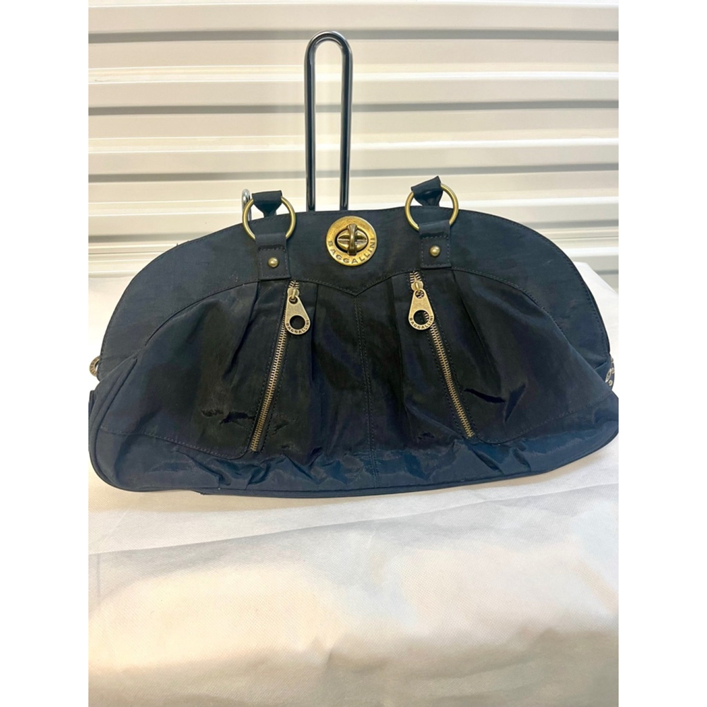 Baggallini Shanghai Large Satchel Tote Boho Bag Black